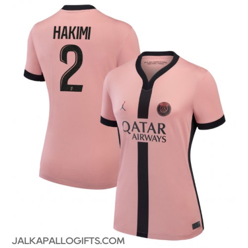 Paris Saint-Germain Achraf Hakimi #2 Kolmaspaita Naiset 2024-25 Lyhythihainen